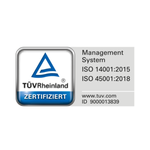 TÜVRheinland: ISO 14001:2015 & ISO 45001:2018