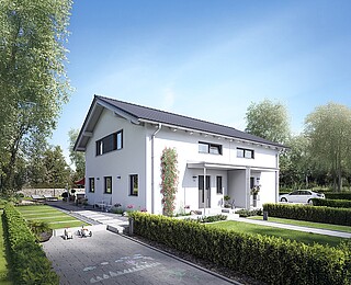 Fertighaus Doppelhaus 25-125 - Hanse Haus Fertighaus Doppelhaus 25-125