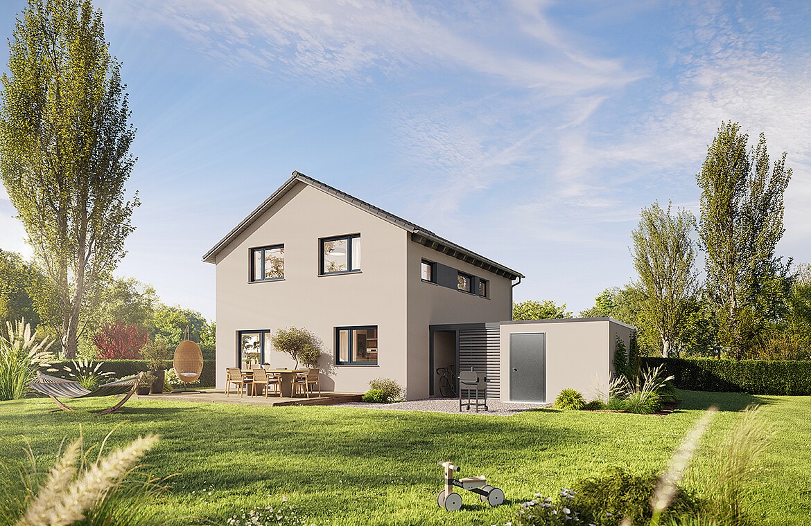 QNG⁺-Line: Fertighaus Variant 28-132 - Hanse Haus QNG⁺-Line: Fertighaus Variant 28-132