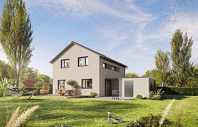 QNG⁺-Line: Fertighaus Variant 28-132 - Hanse Haus QNG⁺-Line: Fertighaus Variant 28-132