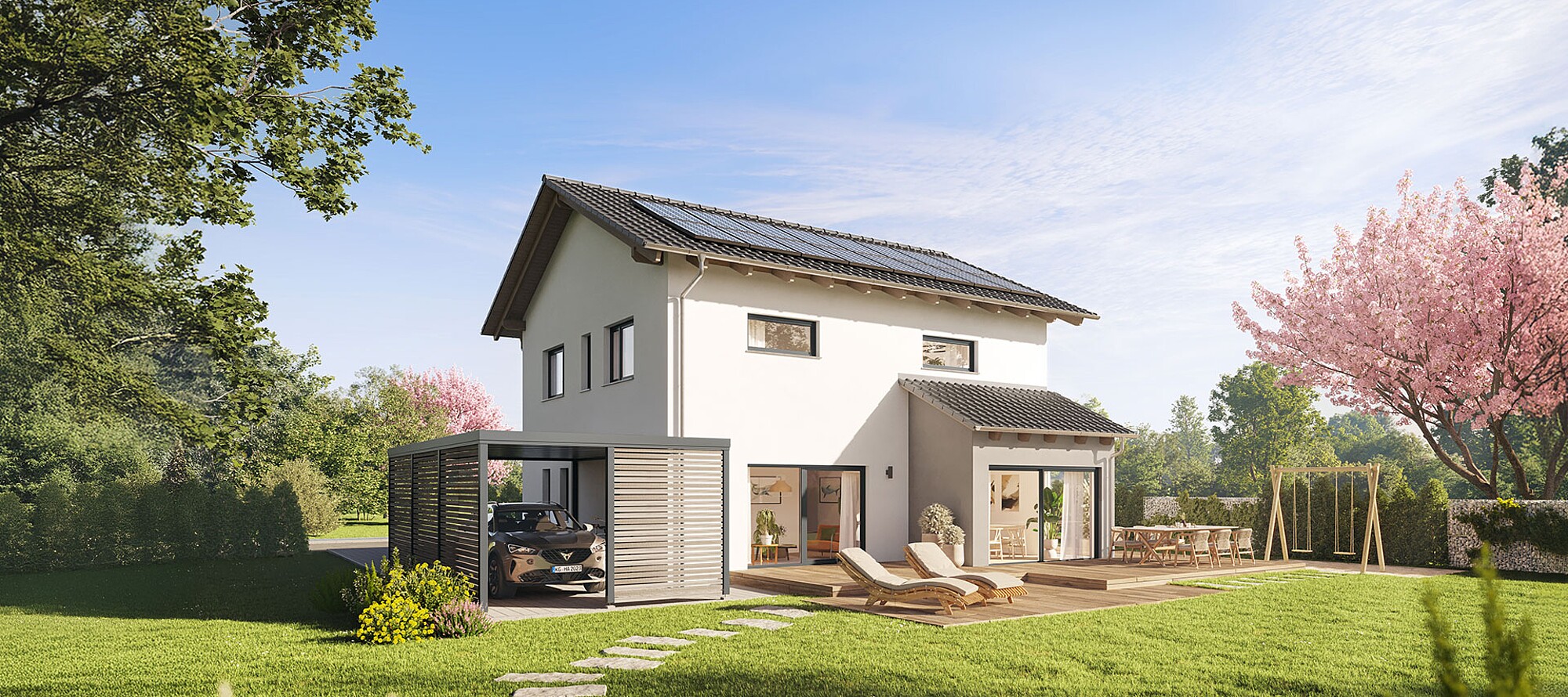 QNG⁺-Line: Fertighaus Villa 163 - Hanse Haus QNG⁺-Line: Fertighaus Villa 163