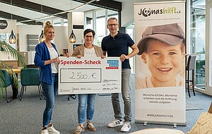 Spendenübergabe Jonas hilft e.V. Spendenübergabe Jonas hilft e.V. - Hanse Haus