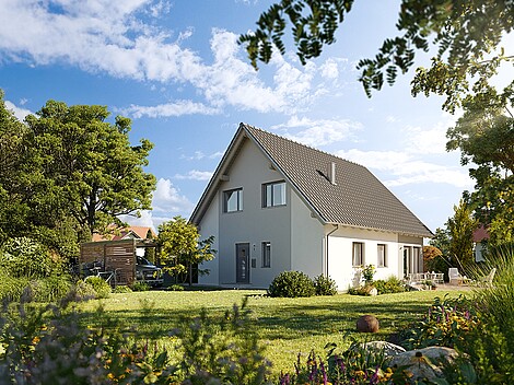 Effizientes Gesamtpaket Fertighaus Variant 45-154