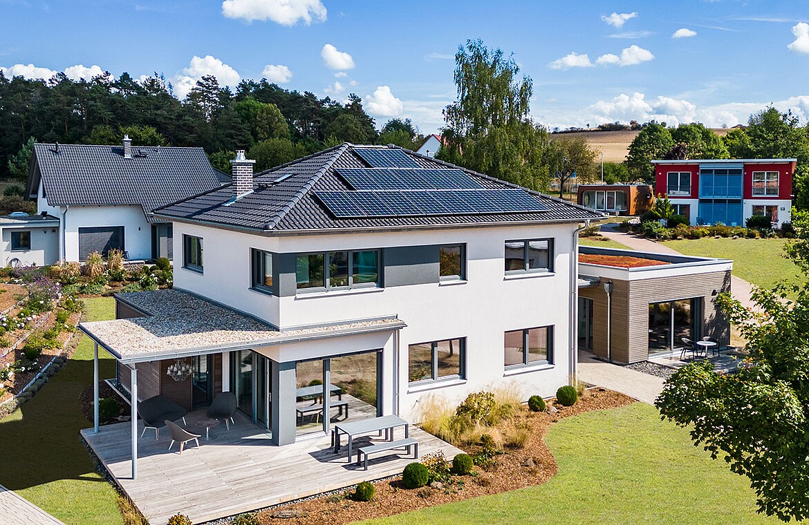 Musterhauspark: Fertighaus Villa 178 - Hanse Haus Musterhauspark: Fertighaus Villa 178