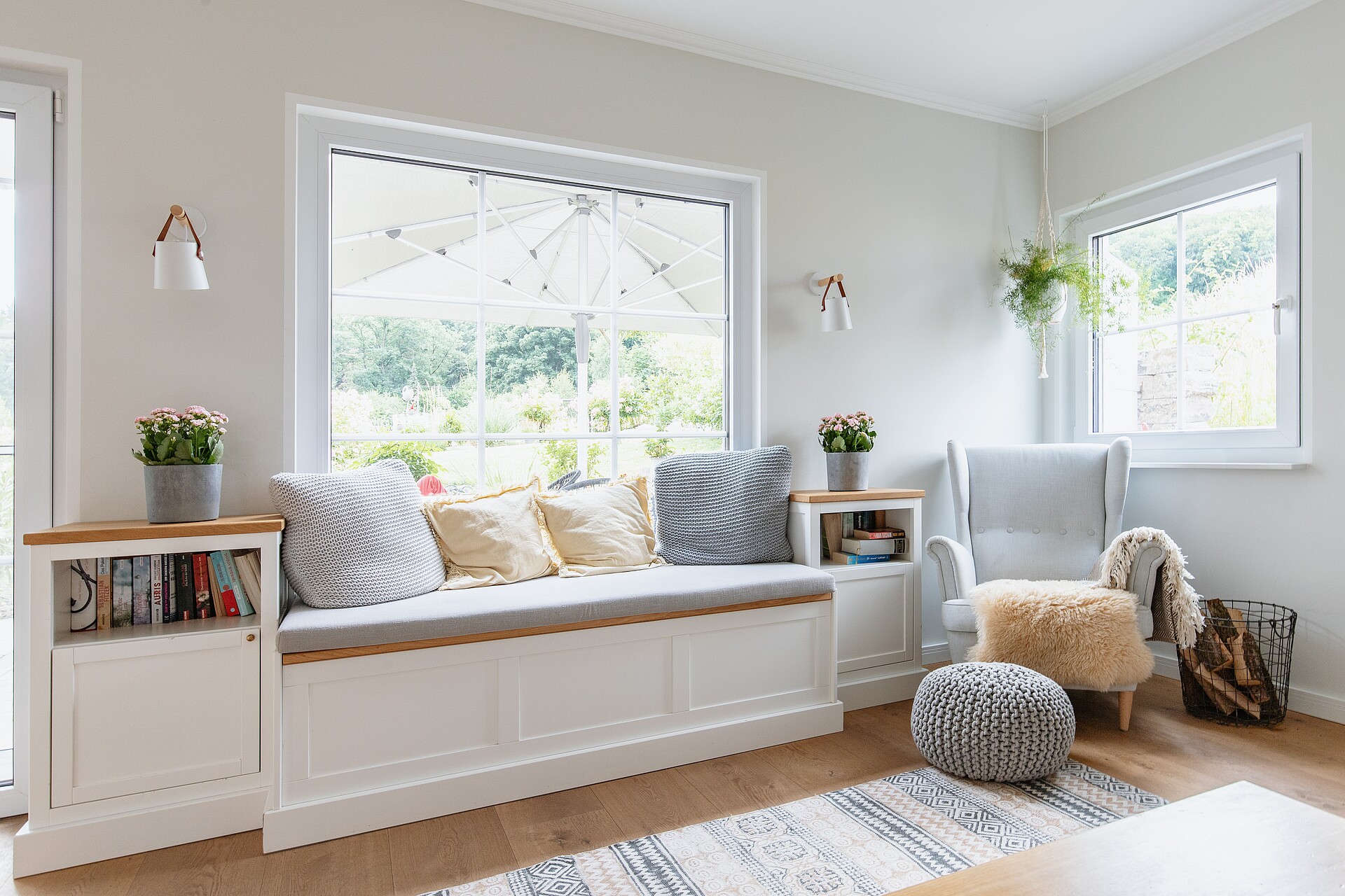 Bauherren Familie Lübker aus Butzbach - Hanse Haus Sitzbankfenster: Bauherren Familie Lübker aus Butzbach