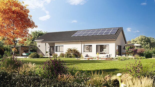 Haus mit Einliegerwohnung im Anbau Bungalow 160 - Hanse Haus