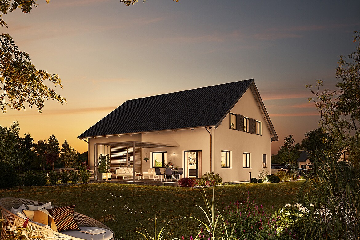 Fertighaus Doppelhaus 35-124