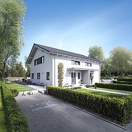 Fertighaus Doppelhaus 25-125 - Hanse Haus Fertighaus Doppelhaus 25-125