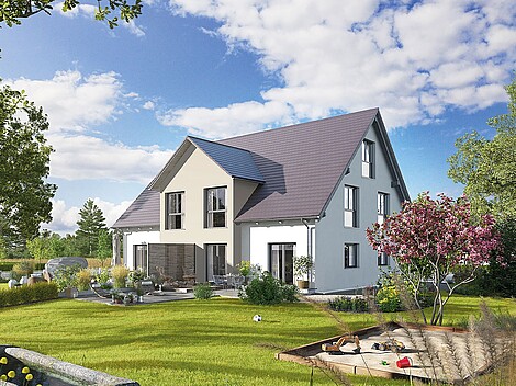 Flexibel und individuell Fertighaus Duo 315