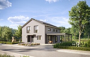 Die Basis: QNG⁺-Line Variant 25-165 QNG⁺-Line: Fertighaus Variant 25-165