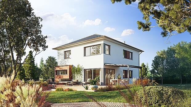 Was wird gefördert? Fertighaus Villa 166